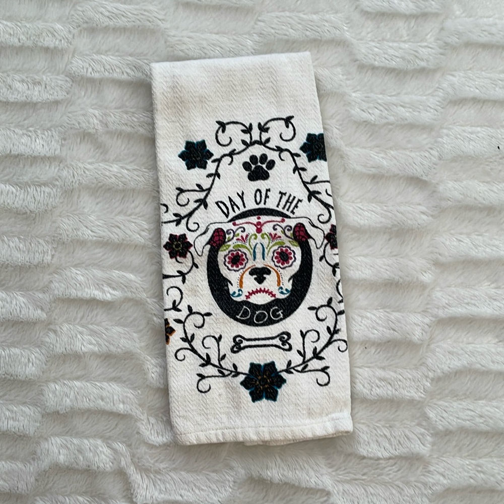 Day of the Dog Kitchen towel